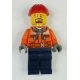 LEGO City férfi munkás targoncavezető minifigura 60198 (trn242)
